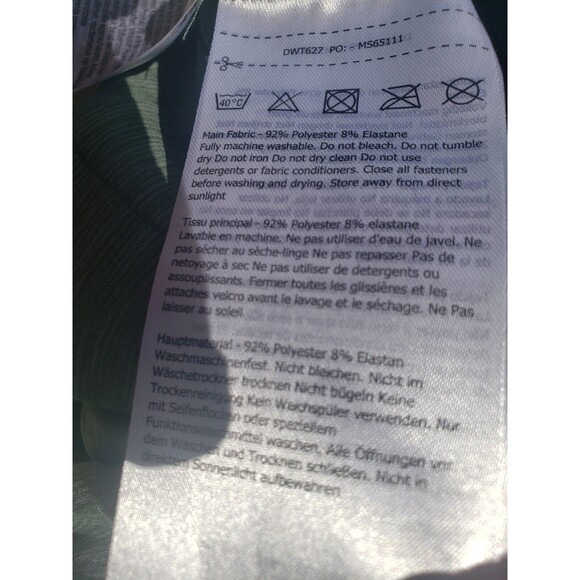 Dare 2B Womens Green Polyester Pullover T-Shirt Size 8 Med Crew Neck Zip Running - Picture 13 of 16